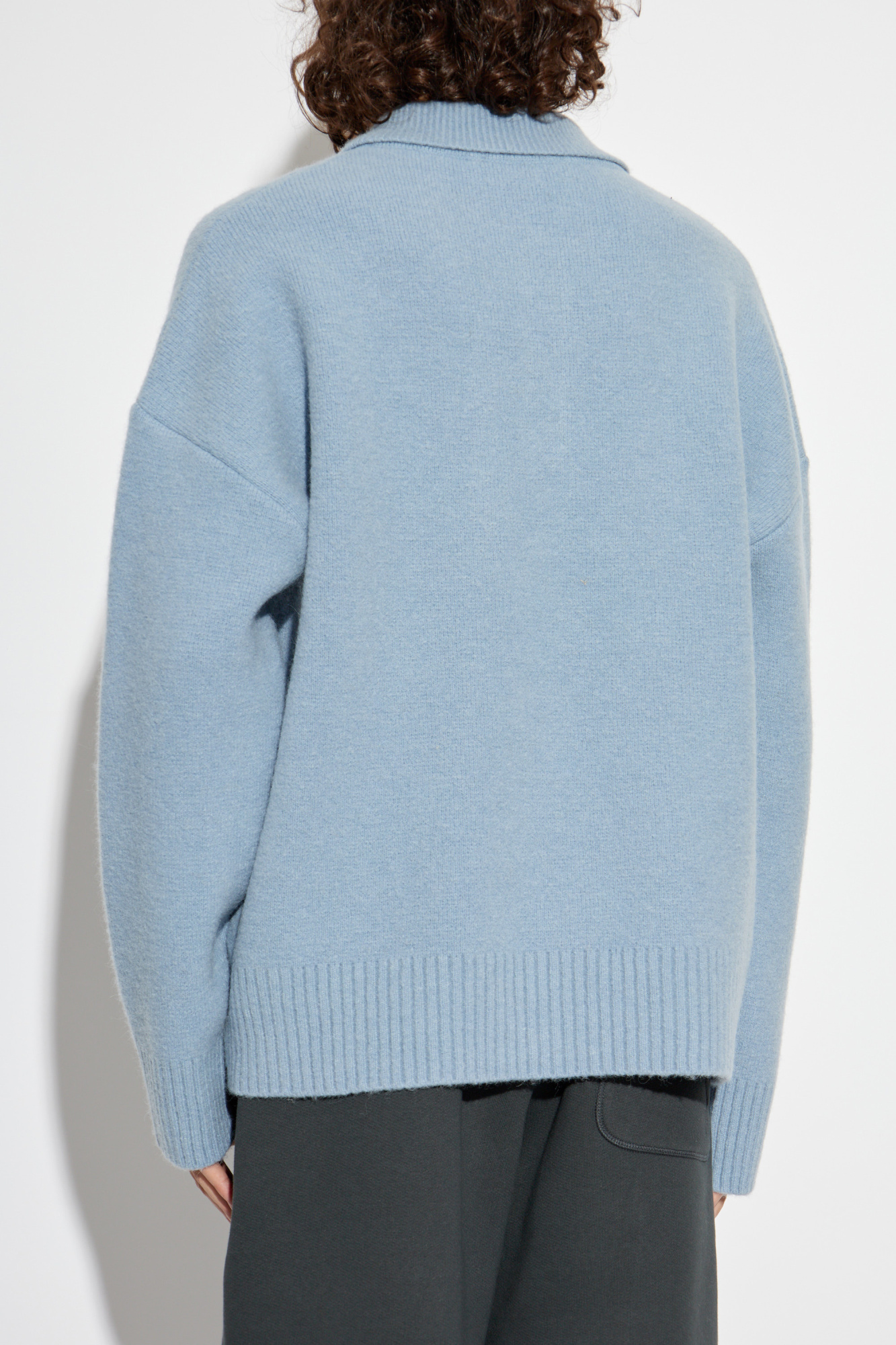 ami alexandre mattiussi 羊毛 セーター Lサイズ AMI Alexandre Mattiussi アミアレクサンドルマテュッシ ジャガード